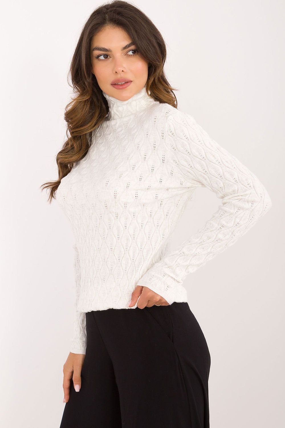 Openwork jumper