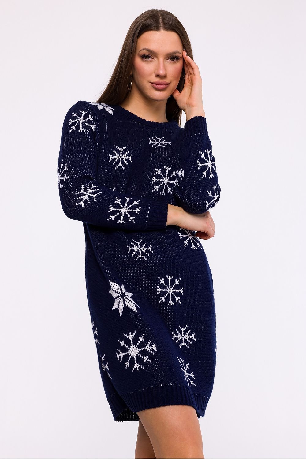 Holiday sweater dress