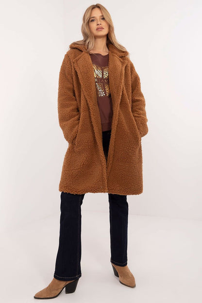 Elegant teddy coat long