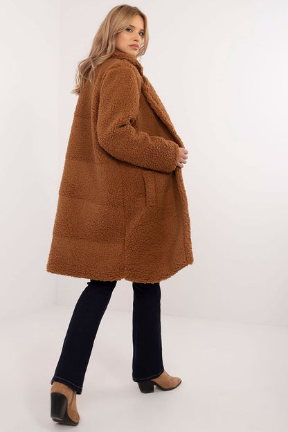 Elegant teddy coat long