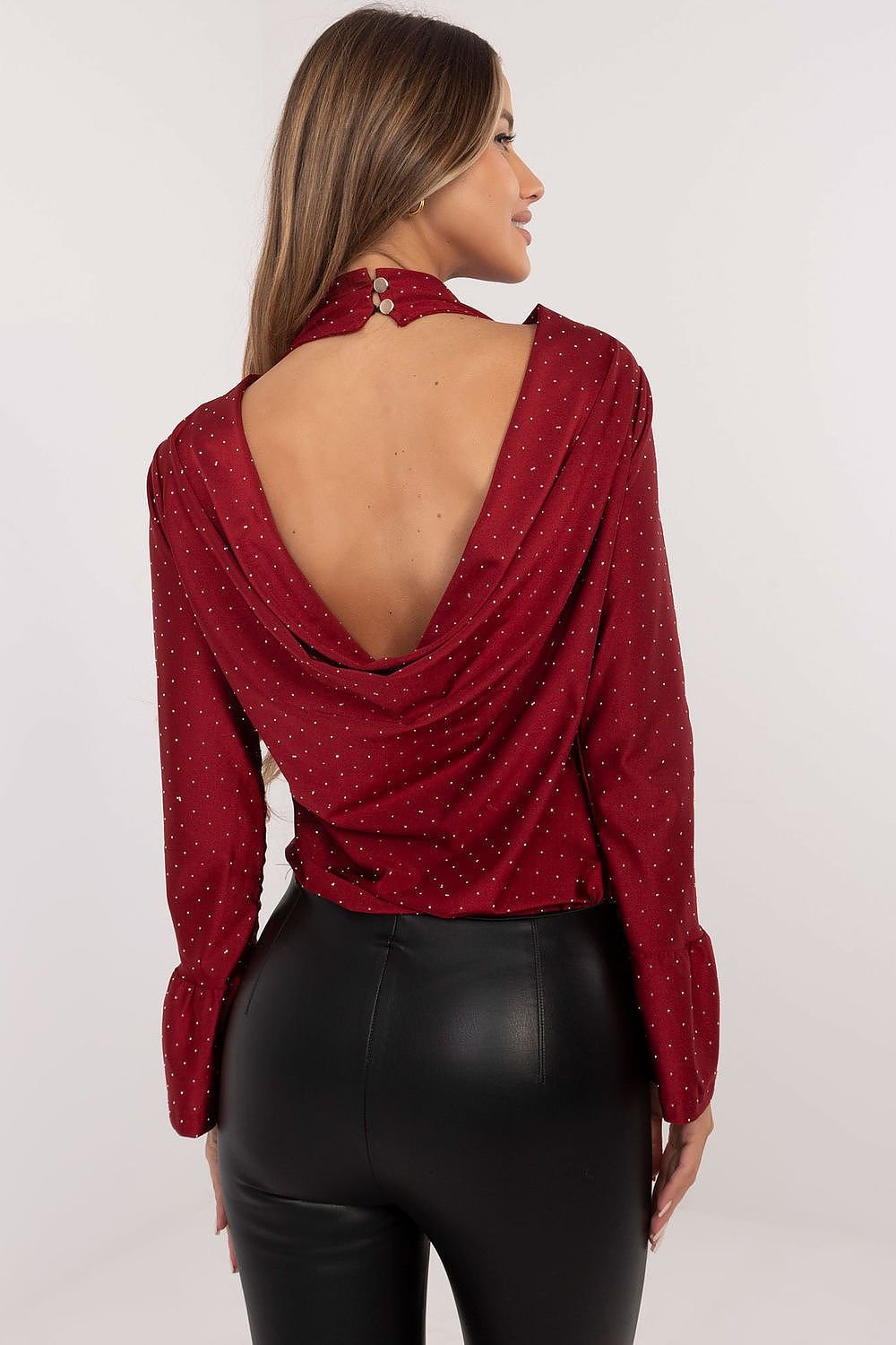 Low back blouse