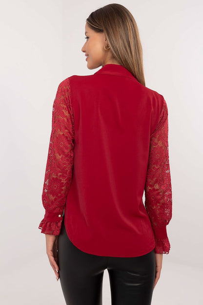 Lace sleeve blouse