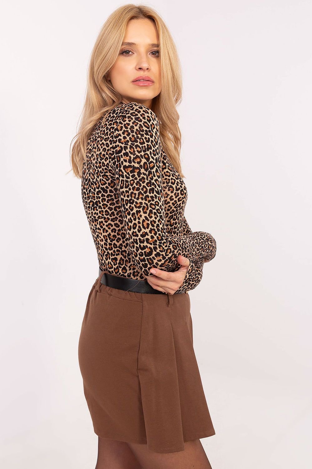 Animal print top