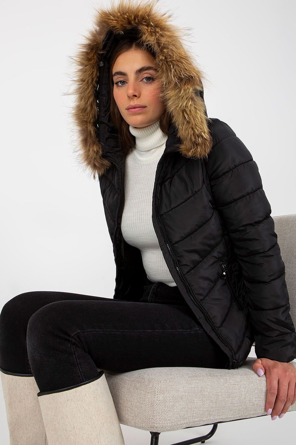 Stylish hooded jacket