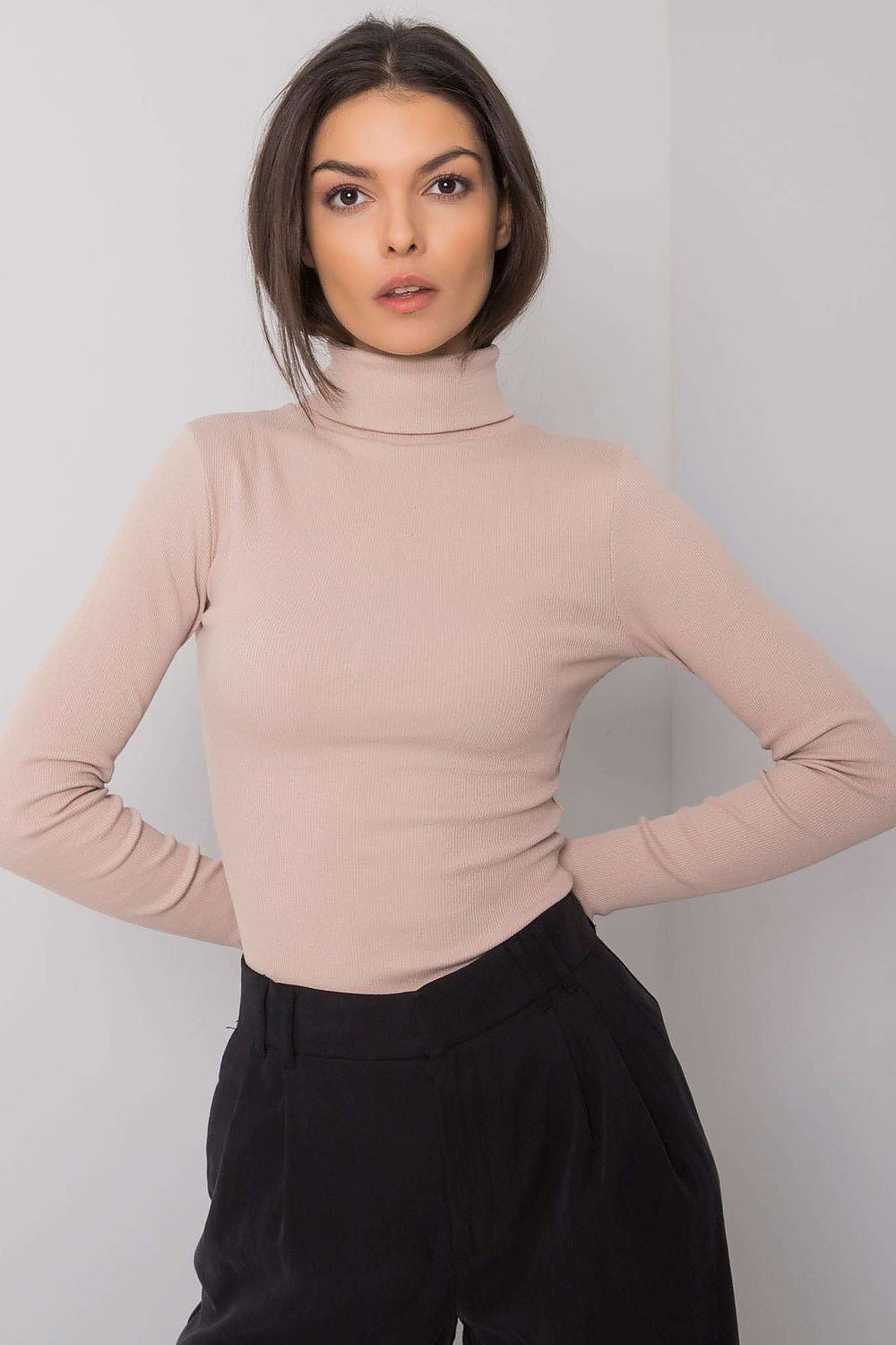 Turtleneck basic cut