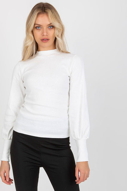 Ribbed buff sleeve top