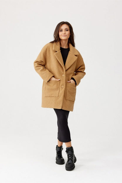 Oversized teddy coat