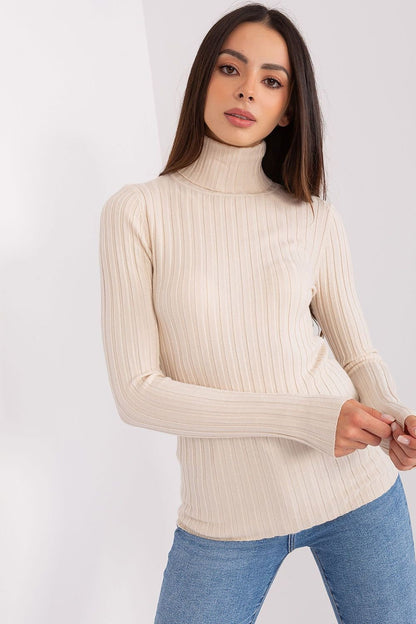 Basic ribbed turtleneck