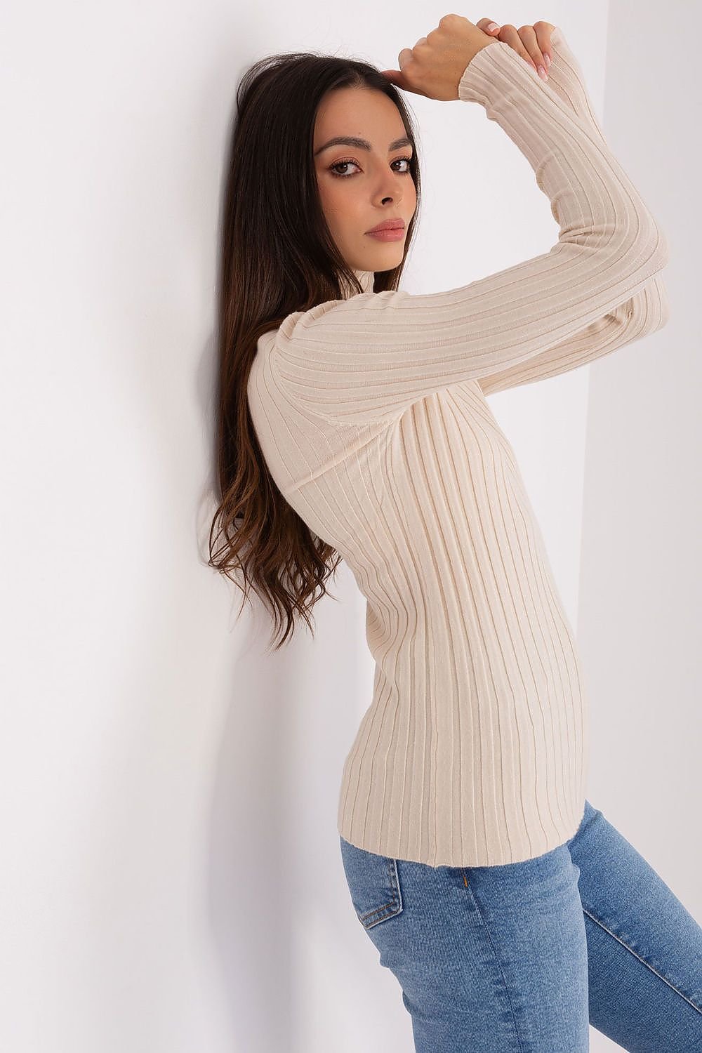 Basic ribbed turtleneck