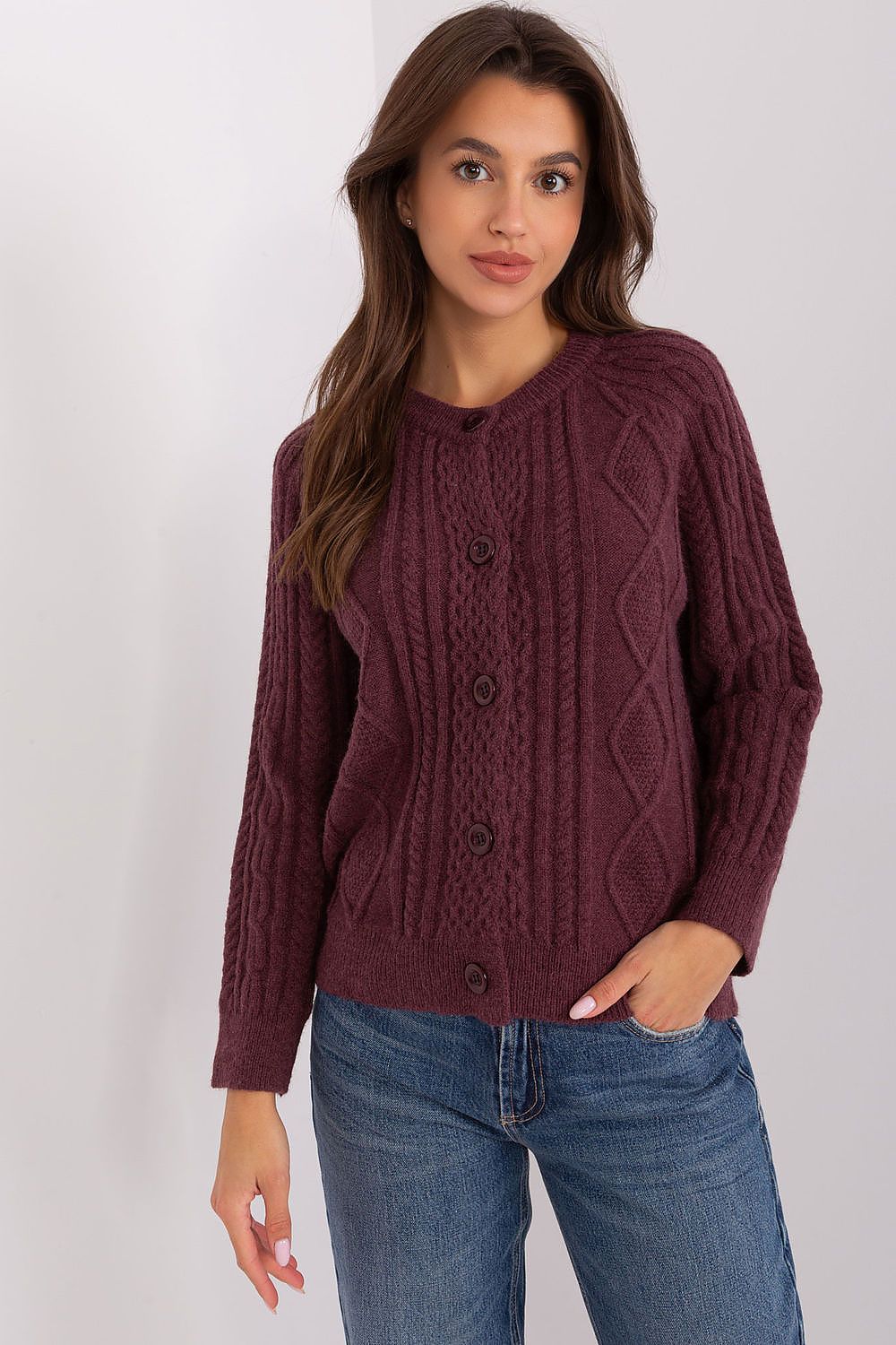 Textured cardigan